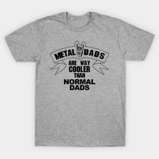 Best Metalhead Dad Best Dad Gift For Metalhead Males Dads T-Shirt